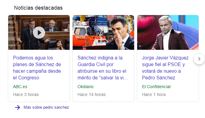 Rich Snippet de noticias